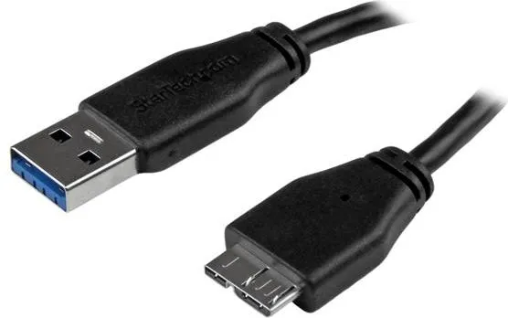Kabllo USB StarTech (USB3AUB15CMS), e zezë - 1