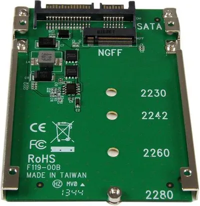 Përshtatës disku StarTech, M.2 SSD - 2.5 SATA (SAT32M225) - 1