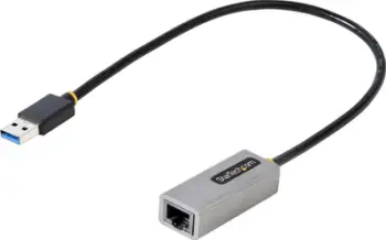 Adapter rrjeti StarTech.com USB 3.0 në Gigabit Ethernet, 10/100/1000 Mbps, USB Type A, i zi