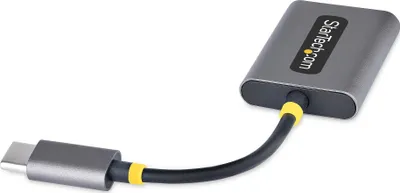 Adapter audio StarTech USB C në 2x 3.5mm, me mikrofon, i bardhë - 2