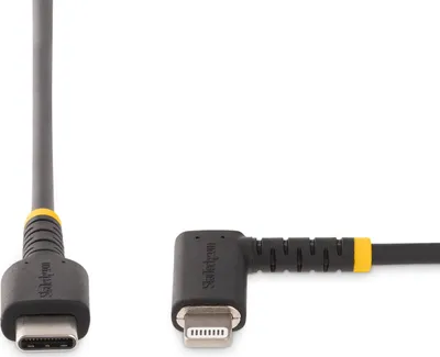 Kabllo telefoni StarTech.com RUSB2CLTMM1MR, USB C në Lightning, 1m, i zi - 4