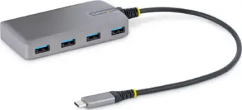 Qendër USB Startech, 4 porte, USB-C, 5Gbps, i argjendtë