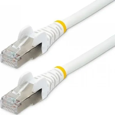 Kabllo rrjeti StarTech CAT6a, 5m, 10GbE, e bardhë - 1