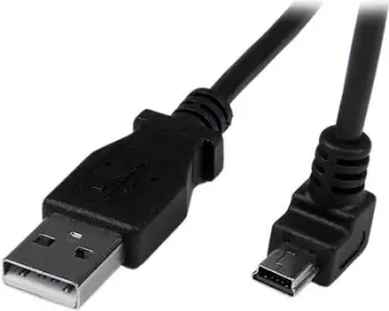 Kabllo USB StarTech, USB-A/miniUSB, 2 m, e zezë
