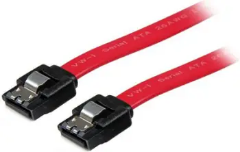 Kabllo StarTech SATA - SATA, 0.2m, e kuqe