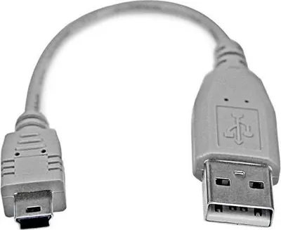Kabllo StarTech USB A / MiniUSB B 6 inch USB (USB2HABM6IN) - 1
