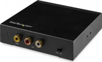 Sistem i transmetimit të sinjalit AV StarTech, konvertues HDMI në RCA / me adapter