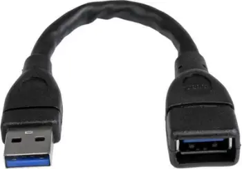 Konvertues StarTech USB, 15cm, e zezë