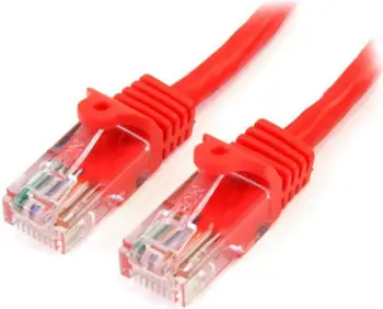 Kabllo rrjeti StarTech Patchcord, Cat5e, 1m, e kuqe