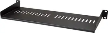 Raft për server StarTech CABSHELF1U7V, 19", e zezë