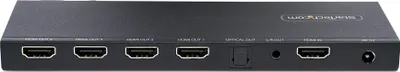 Ndarës HDMI StarTech.com 4-Port, 4K 60Hz, HDMI 2.0, i zi - 4