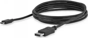 Kabllo StarTech USB C në DisplayPort 1.2, 1.8m, 4K 60Hz, e zezë