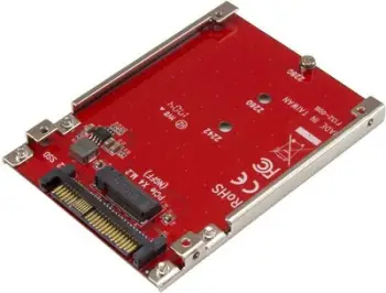 Adapter StarTech M.2 në U.2 SFF-8639, PCIe NVMe, 2.5", i zi