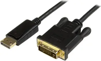 Kabllo StarTech DisplayPort Mini - DVI-D (MDP2DVIMM10B), 3 m, e zezë