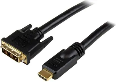 Kabllo StarTech, HDMI - DVI-D, 10 m, e zezë - 1