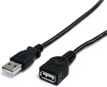 Kabllo zgjatuese USB StarTech.com, 3m, USB 2.0 A mashkull në A femër, e zezë