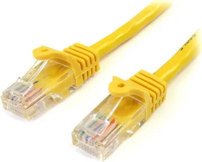 Kabllo patchcord StarTech Cat6, 2 m, e verdhë - 1