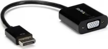 Adapter video StarTech DisplayPort në VGA, aktiv, paketim 5 copë, 1080p, i zi