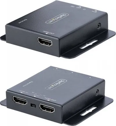 Zgjatues HDMI StarTech 4K, mbi kabllo CAT6 CAT5, PoC, i zi - 1
