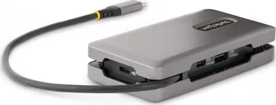 Adapter USB C StarTech.com, Multiport, 4K 60Hz, Power Delivery 100W, gri - 2