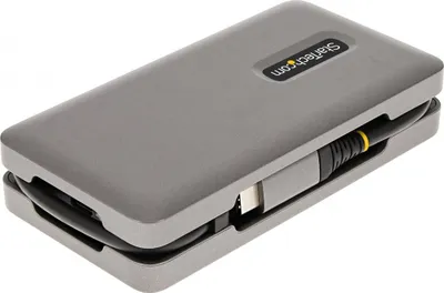 Adapter USB C StarTech.com, Multiport, 4K 60Hz, Power Delivery 100W, gri - 4