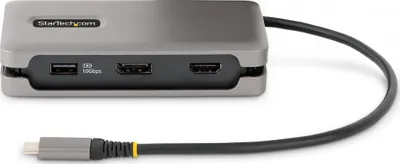 Adapter USB C StarTech.com, Multiport, 4K 60Hz, Power Delivery 100W, gri - 5