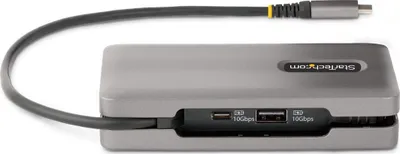Adapter USB C StarTech.com, Multiport, 4K 60Hz, Power Delivery 100W, gri - 6