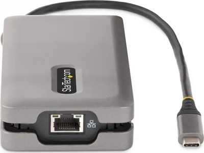 Adapter USB C StarTech.com, Multiport, 4K 60Hz, Power Delivery 100W, gri - 7