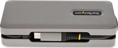 Adapter USB C StarTech.com, Multiport, 4K 60Hz, Power Delivery 100W, gri - 10