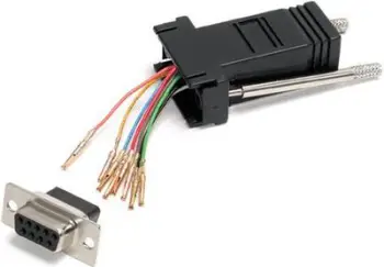 Përshtatës modular StarTech, DB9 - RJ45, i zi