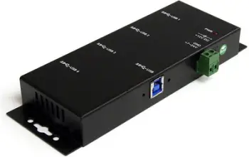 Qendër USB StarTech ST4300USBM, 4-Port, USB 3.2 Gen 1, e zezë