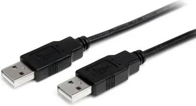 Kabllo StarTech USB-A - USB-A (USB2AA1M), 1 m, e zezë - 1