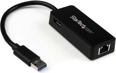 Përshtatës rrjeti USB 3.0 StarTech USB31000SPTB, Gigabit LAN, i zi - 1