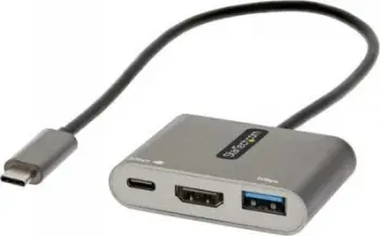 Adapter multiport USB C StarTech.com HB30C4A1CFB, HDMI 4K, PD 100W, i zi