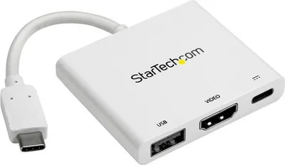 Përshtatës USB StarTech, USB-C, i bardhë - 1