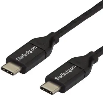 Kabllo USB StarTech, USB-C në USB-C, 3 m, e zezë