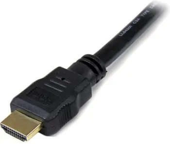 Kabllo HDMI StarTech HDMM1M, 1 m, High Speed me Ethernet, HDMI 1.4, e zezë