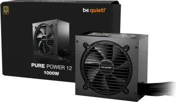 Furnizues me energji për PC BeQuiet Pure Power 12 M, 1000 W, ATX, 80 PLUS Gold, i zi