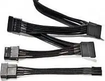 Kabllo Be quiet! SATA - SATA, 0.7m, e zezë