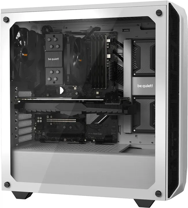 Kasë kompjuteri Be quiet! Pure Base 500, me panel anësor prej xhami, e bardhë - 8