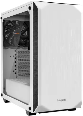 Kasë kompjuteri Be quiet! Pure Base 500, me panel anësor prej xhami, e bardhë