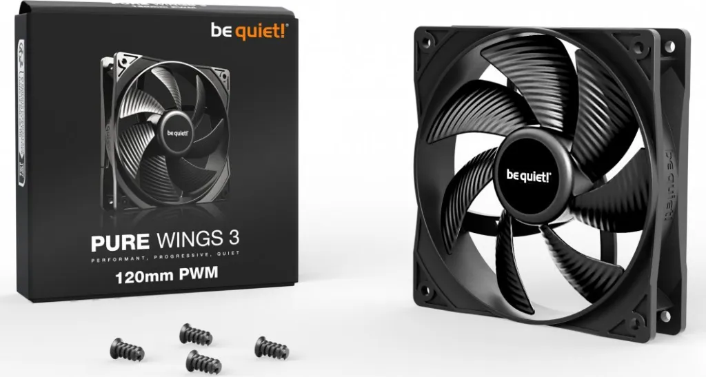 Ftohës be quiet! Pure Wings 3 PWM, 120 mm - 3