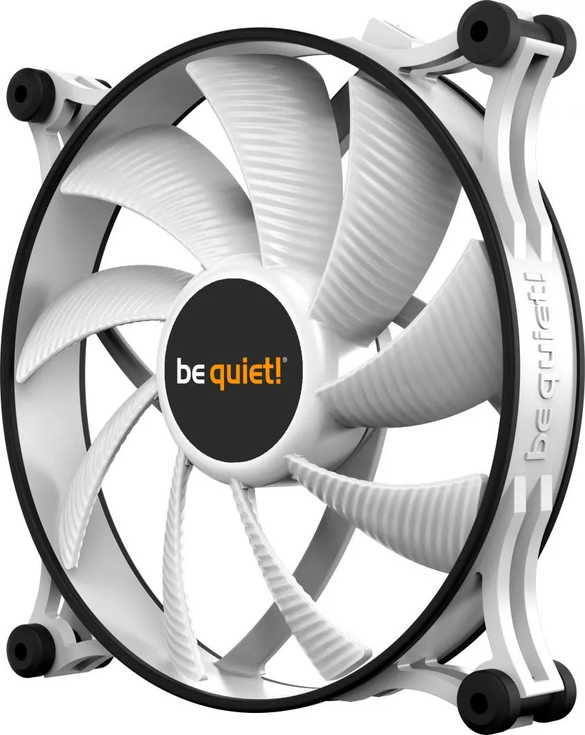 Ftohës be quiet! Shadow Wings 2, 140 mm, i bardhë - 2