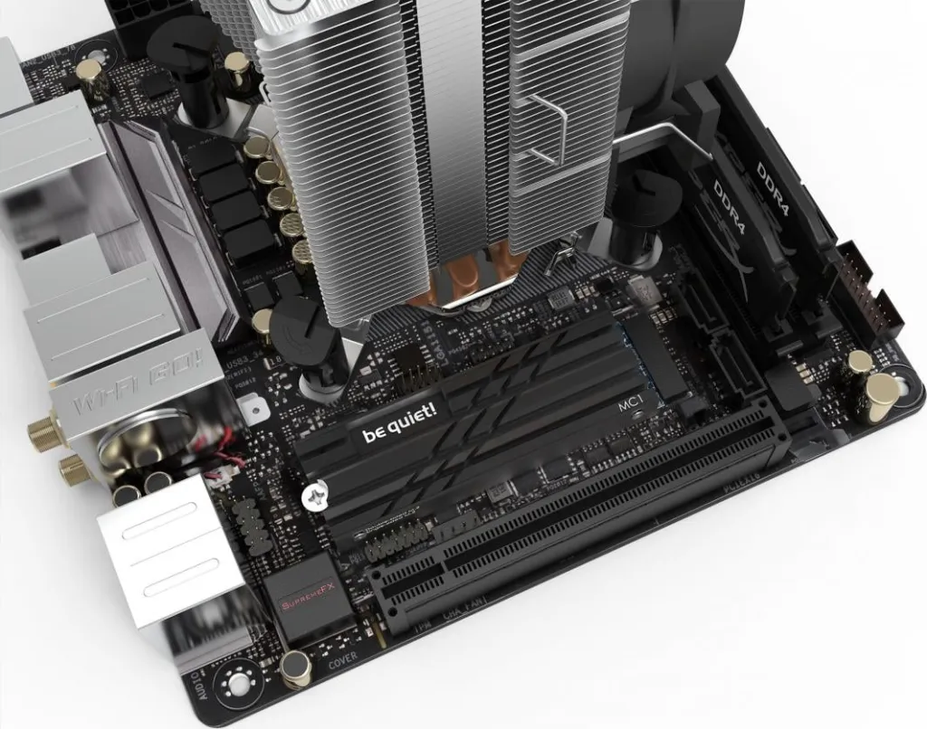 Heatsink Be quiet! për SSD M.2 MC1 (BZ002), i zi - 2