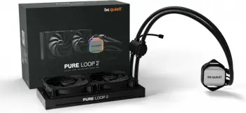 Ftohës me ujë Be quiet! Pure Loop 2, 12 cm, i zi