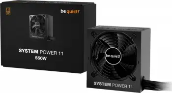 Furnizues energjie Be Quiet System Power 11, 550W, ATX 3.1 80 PLUS Bronze, i zi
