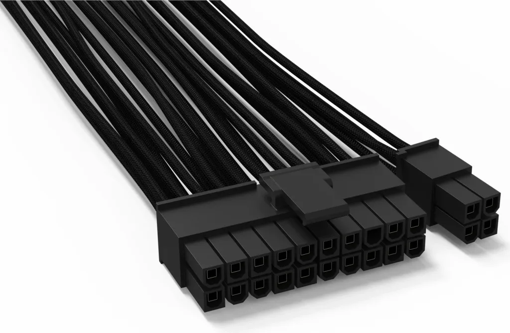 Kabllo energjie ATX 20+4 pin Be Quiet! CB-6620, e zezë - 1