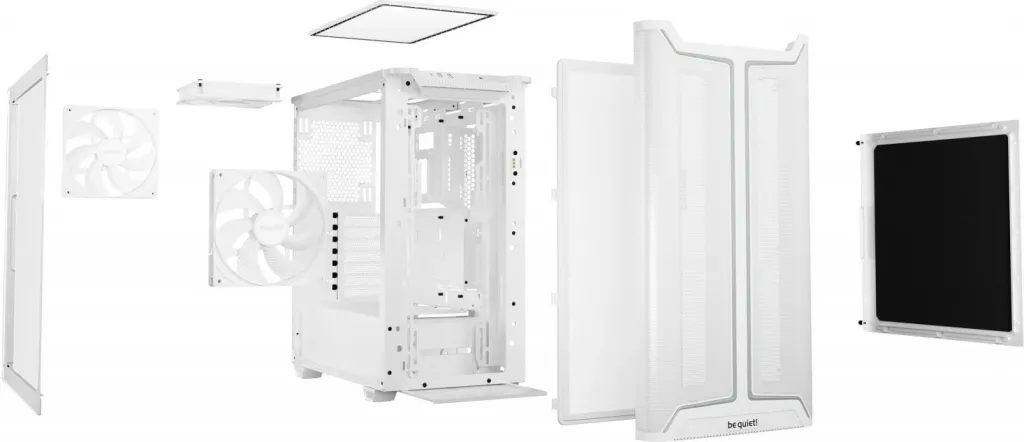 Kasë BE QUIET! Pure Base 501 DX, midi tower, BGW77, e bardhë - 5