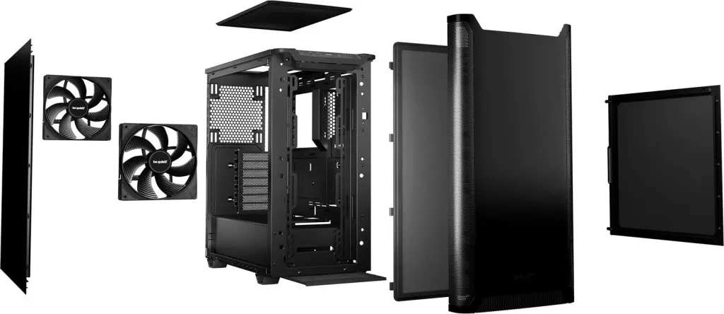 Kasë Be Quiet! PURE BASE 501, Midi Tower, e zezë - 4