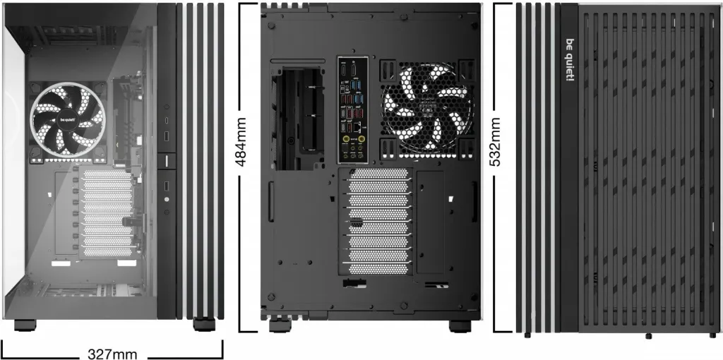 Kuti kompjuteri Be Quiet! Light Base 900 FX, Full Tower ATX, ARGB, e zezë - 2